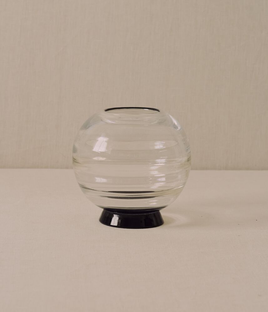 Optical Glass Vase for Orrefors