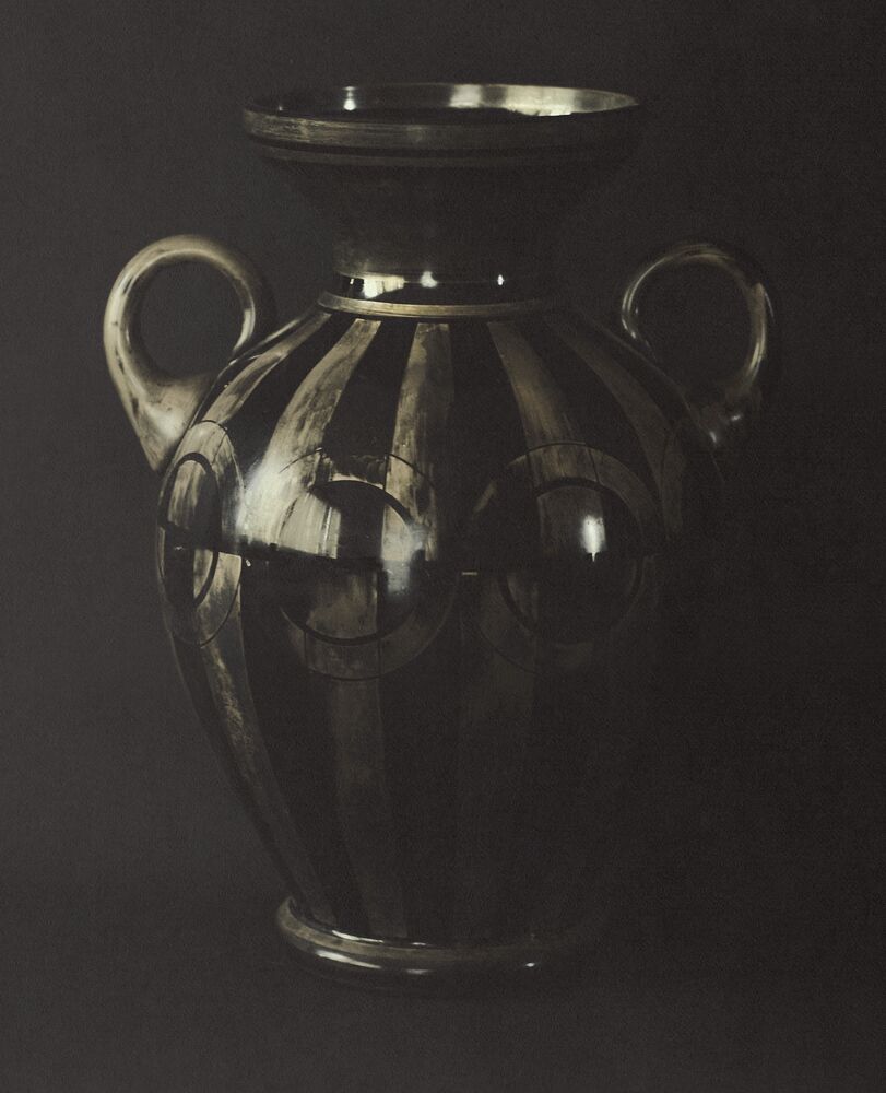 Glass Amphora Vase